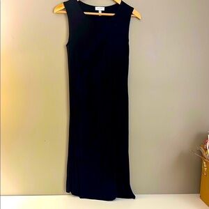 Kinross Black Sleeveless Lined Jersey Dress Size Medium